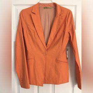 Orange Blazer NWT